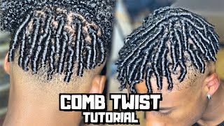 Comb twistFinger Coils For Men Tutorial  PrettyBoyFloyd 🌹 [upl. by Ahern]