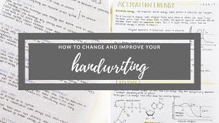 How to change and improve your handwriting  studytee [upl. by Basham978]