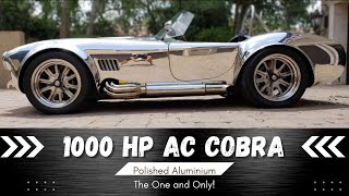 1000 Horsepower 1965 Shelby AC Cobra in Polished Aluminum  Classic Car Review [upl. by Carma]