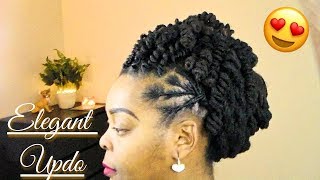 Loc Tutorial 11 🌹Elegant Updo🌹 [upl. by Erreipnaej]