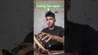 Ceiling fan repair 🪛💡🪛 kumarbapi minivlog electrical purijagannath 🙏 [upl. by Nahtiek335]