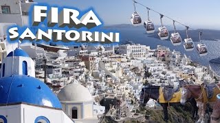 Fira  Santorini  Greece 4K [upl. by Esmond]