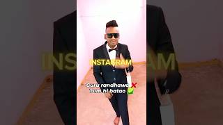 Guru randhwa ❎Guru randwa✅😳😂  Instagram funny comments  ig react video  shorts [upl. by Kceb]