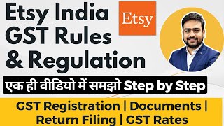 Etsy GST Registration  Etsy GST Mandatory  Etsy GST Return Filing  Etsy GST Update in India [upl. by Held]