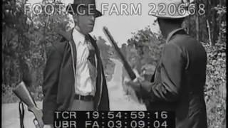 The Retribution of Clyde Barrow and Bonnie Parker 12  22066806  Footage Farm [upl. by Constantino985]