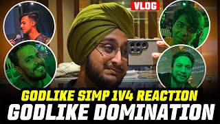 GODLIKE NE AAG LAGA DIYA  BMPS LAN VLOG  GODL DOMINATION SIMP 1V4 [upl. by Aifas]