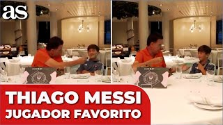 THIAGO MESSI dice su JUGADOR FAVORITO Ni MBAPPÉ ni VINICIUS ni HAALAND [upl. by Nedaj]