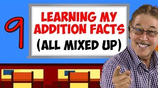 Learning My Addition Facts All Mixed Up  Addition Facts for 9  Jack Hartmann [upl. by Pietje]