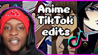 My first Reaction to Anime TikTok Edit [upl. by Niarfe957]