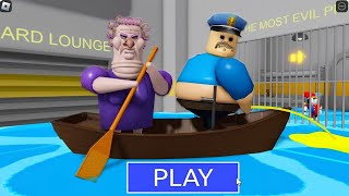 FLOOD BARRYS PRISON RUN MOBILE GAME FULL GAME KING ROBLOX roblox obby [upl. by Ahsyat]