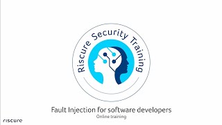 Riscure Training Fault Injection for Software Development [upl. by Gennie]