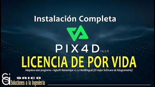 Cómo instalar Pix4D Mapper 456 Multilingüe [upl. by Nairad]