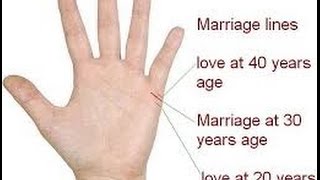 Marriage Lines on Palm in palmistry also known as Lines of Attachment or Union [upl. by Minta]