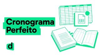 COMO MONTAR UM CRONOGRAMA DE ESTUDOS PERFEITO  QUER QUE DESENHE [upl. by Ellehsor]