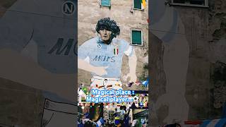 Tribute to Maradona in Naples is breathtaking napoli legend travel happy italy football [upl. by Eibba]