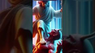 Jesus vs devil wizard ✝️💯 shortsviral [upl. by Tnahsarp]