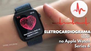 Como configurar e fazer o 1º ECG eletrocardiograma no Apple Watch⌚️ Series 4 [upl. by Marsland]