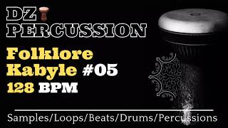 Folklore Kabyle 05  128 BPM  Dz Percussion [upl. by Hedwiga]