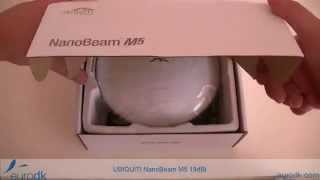 Ubiquiti NanoBeam M5 19dBi UNBOXING amp SPECIFICATIONS HD [upl. by Staten676]