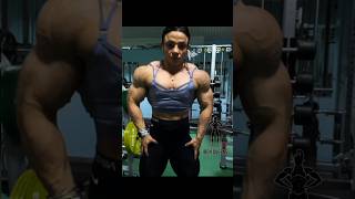 Sexy female bodybuilder with huge muscular arms  Anastasia Leonova 2 [upl. by Naesad]