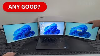 15 inch Aluminum Triple Portable Monitor for your Laptop by Oiiwak Review [upl. by Chloris642]