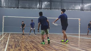 LMBC Marthandam Daily practice and Match badminton daily evening batch Doubles Match [upl. by Efthim842]