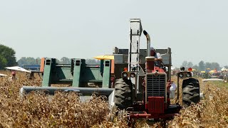 Corn Picking Tractors Demos at Half Century of Progress Show 2023  Long Video  Day 1 [upl. by Shirlene238]