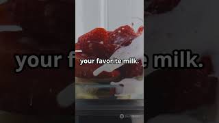 Quick amp Easy Banana Strawberry Smoothie Recipe Healthy Fruity Smoothies [upl. by Celestina]