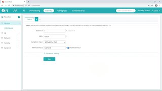 How to Configure a WiFi Name SSID and a Password for WiFi 6 AP  FS [upl. by Dollie]