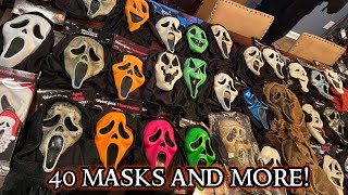 My ENTIRE Scream GhostFace Mask Collection 40 MASKS AND MORE [upl. by Duval]