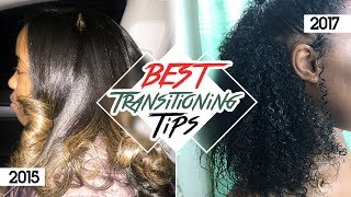 BEST Damn Tips for Transitioning to Natural Hair [upl. by Mosra]