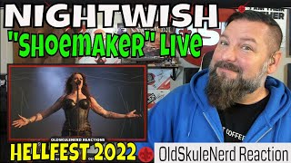 OLDSKULENERD REACTION  Nightwish  SHOEMAKER  Hellfest 2022 [upl. by Elrebma120]