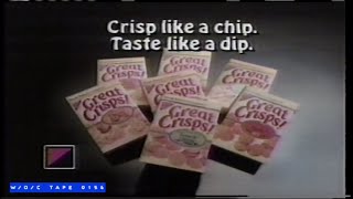 Nabisco Great Crisps Commercial  1985 [upl. by Siryt]