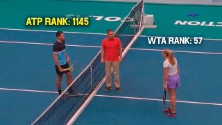 When WTA Player Clashes ATP Player Who Wins [upl. by Diego]