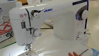 Free motion quilting on your Juki tl2200 QVP mini sewing machine [upl. by Adihaj]