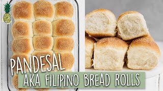 Vegan Pandesal aka Filipino Bread Rolls  SO FLUFFY [upl. by Jorge151]