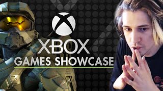 xQc Reacts to XBOX 2020 Games Showcase  Halo Infinite amp More  xQcOW [upl. by Refennej]