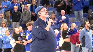 Richard Goodall National Anthem at ISU Mens Basketball home opener [upl. by Leor792]