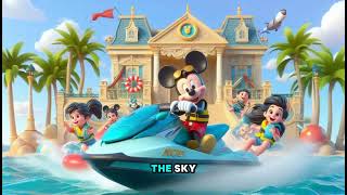 Mickey’s Wave Rider on Jet Ski 2  Thrilling Ocean Adventure Nursery Kids SOng with Lyrics [upl. by Ruskin]