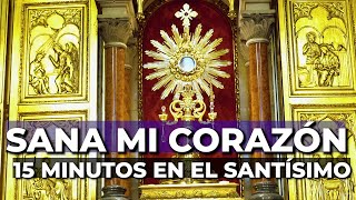 ORACIÓN para SANAR el CORAZÓN  15 minutos en el Santísimo [upl. by Hellman483]