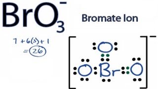 BrO3 Lewis Structure How to Draw the Lewis Structure for BrO3 [upl. by Rehpotsirhcnhoj]