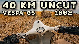 40km UNCUT mit Vespa GS4  1962  Blechgefährten [upl. by Eirod]