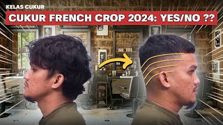 Tutorial Cukur French Crop  Kelas Cukur by Haijoel [upl. by Nnaylime]