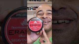 ASMR LATHERING ERASMIC Shaving Soap💈🔊🧼🎞👌🏾💈asmr skincare grooming relaxing satisfying shaving [upl. by Lennard897]