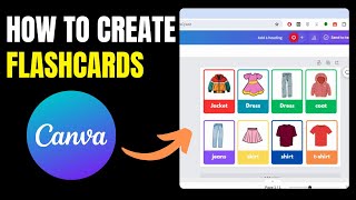 How To Create Flashcards On Canva Easy Design Tips [upl. by Aisatsanna]