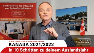 Schüleraustausch Kanada 20212223  in 10 Schritten zu deinem Auslandsjahr [upl. by Palmore889]