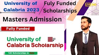 University of Calabria Application Process  No Application Fee  Without IELTS  150 Scholarships [upl. by Mayes]