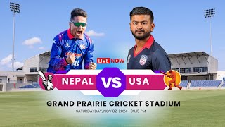 Nepal vs USA  CWC League 2  America Tour of Nepal and Scotland [upl. by Palocz]