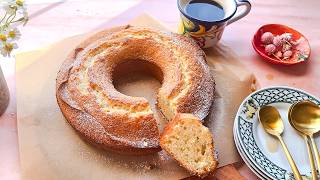 Italian Yogurt Cake  The Easiest Cake Youll Ever Make [upl. by Seaton]