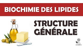 Biochimie  Structure générale des Lipides [upl. by Aserehc]